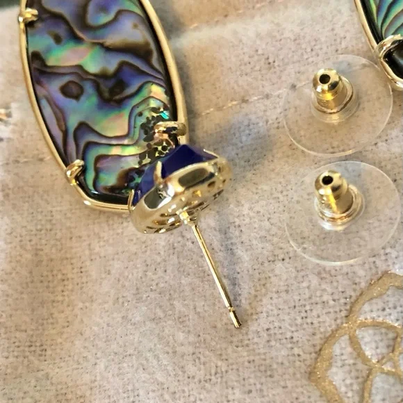 EUC Kendra Scott Statement Elle Earrings - Picture 10 of 11